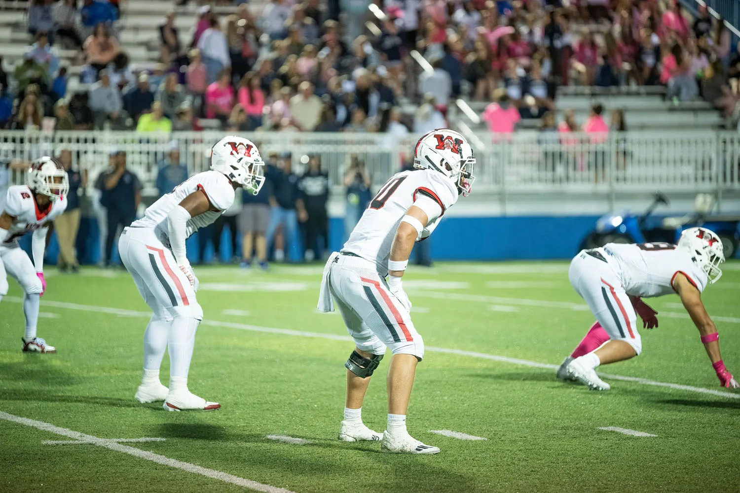 Linebackers ready for the snap