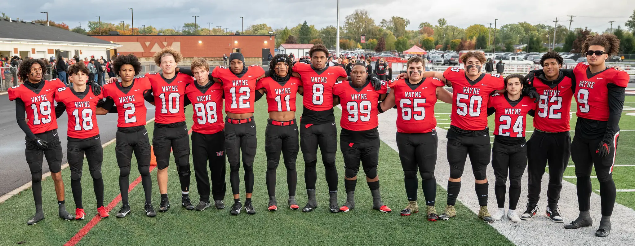 Wayne Warriors Football Senior Night