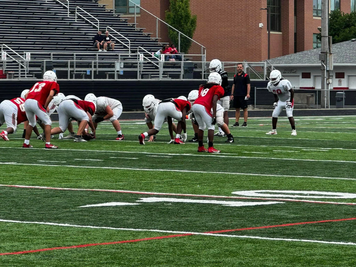 Wayne Warriors Defense ready for the play