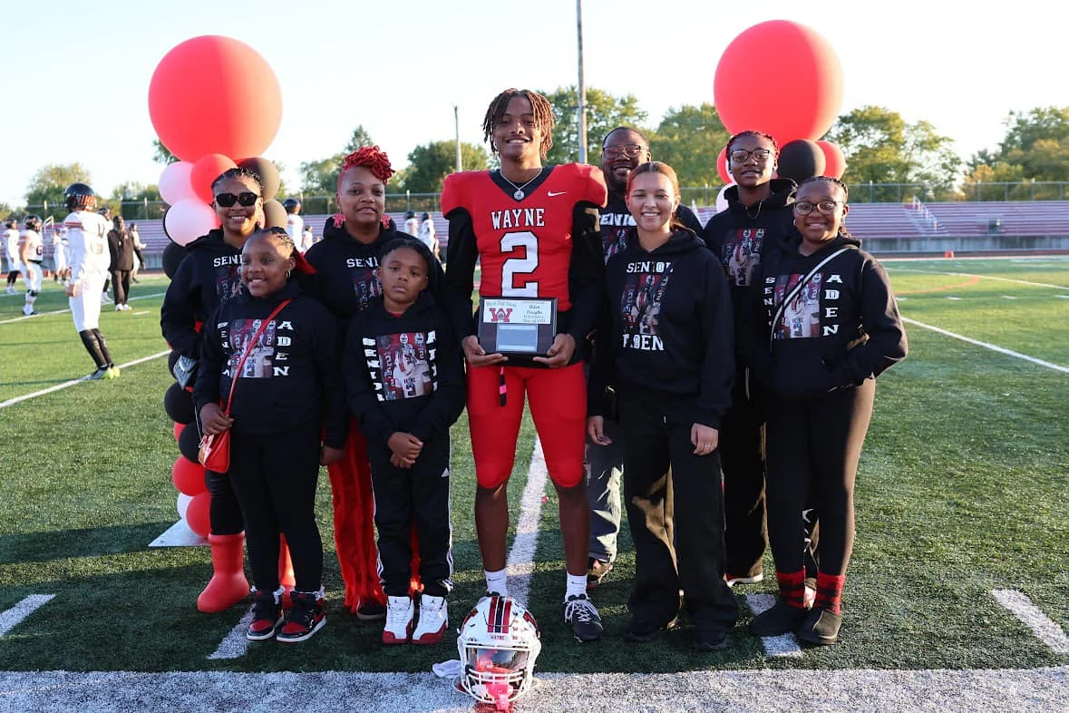 Wayne Warrior Aden Vaughn and Family