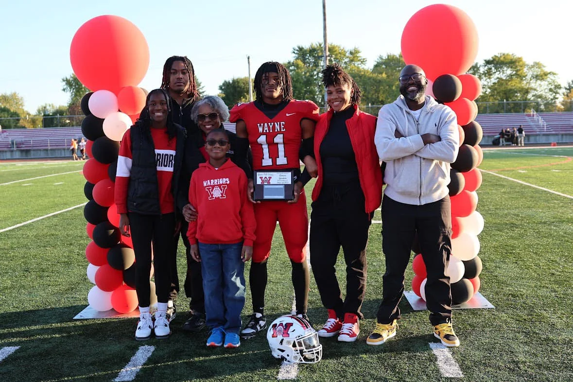 Wayne Warrior Amare Gordon and Family