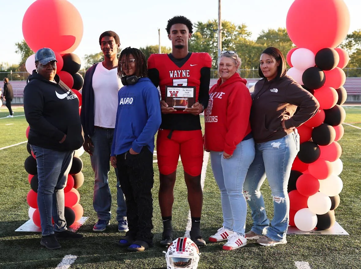 Wayne Warrior Ka’maurri Smith and Family